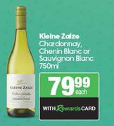 Kleine Zalze Chardonnay, Chenin Blanc Or Sauvignon Blanc-750ml Each
