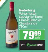 Nederburg Winemaster Sauvignon Blanc, Chenin Blanc Or Chardonnay-750ml Each
