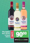 The Saint's Red, White Or Rose-For 2 x 750ml