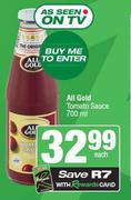 All Gold Tomato Sauce-700ml Each