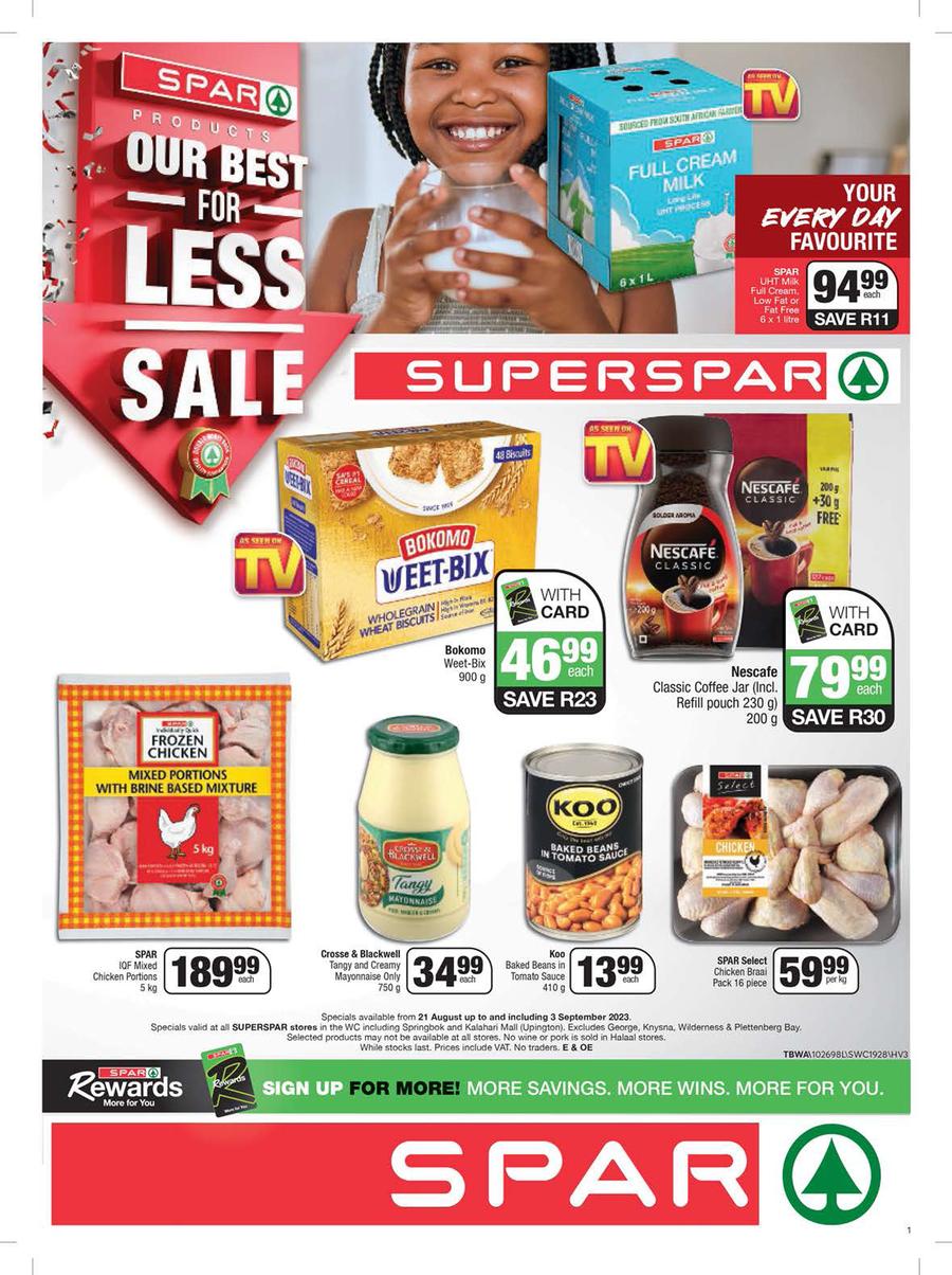 Superspar Western Cape, Avonwood, Boland, Parow, Gateway, Kraaifontein ...