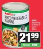 Spar Mixed Veg In Brine Or Curry-400g Each
