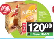 Nescafe Cappuccino Sticks Assorted-For 2 x 10s