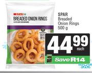 Spar Breaded Onion Rings-500g