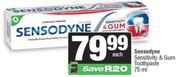Sensodyne Sensitivity & Gum Toothpaste-75ml