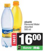 aQuelle Flavoured Water Assorted-For Any 2 x 500ml