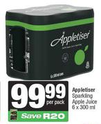 Appletiser Sparkling Apple Juice-6 x 300ml Per Pack