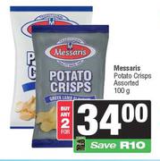 Messaris Potato Crisps Assorted-For 2 x 100g