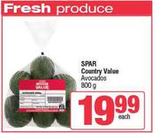Spar Country Value Avocados-800g
