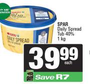Spar Daily Spread Tub 40%-1Kg