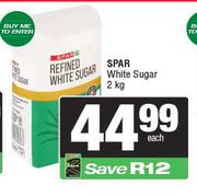 Spar White Sugar-2Kg