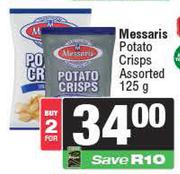 Messaris Potato Crisps Assorted-For 2 x 125g