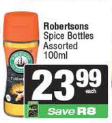 Robertsons Spice Bottles Assorted-100ml