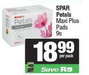 Spar Petals Maxi Plus Pads-9s Per Pack