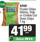 Spar Frozen Chips Skinny, Slap Or Crinkle Cut Oven Chips-1Kg