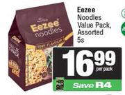 Eezee Noodles Value Pack Assorted-5's Per Pack