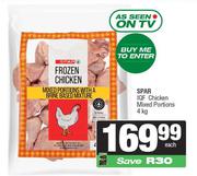 Spar IQF Chicken Mixed Portions-4Kg