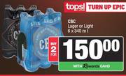 CBC Lager Or Light-For 2 x 6 x 340ml
