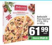 Andiccio 24 Pizza Assorted-210g, 360g, 450g