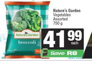 Nature's Garden Vegetables Assorted-750g