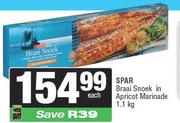 Spar Braai Snoek In Apricot Marinade-1.1Kg
