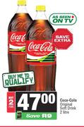 Coca Cola Original Soft Drink-For 2 x 2L