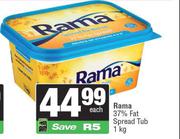Rama 37% Fat Spread Tub-1Kg