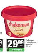 Thokoman Peanut Butter Assorted-400g