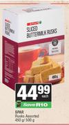 Spar Rusks Assorted-450g/500g