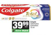 Colgate Total Active prevention-75ml