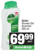 Dettol Shower Gel Assorted-500ml