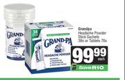 Grandpa Headache Powder Stick Sachets 38s Or Tablets 76s