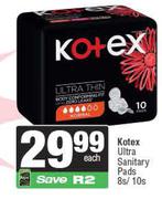 Kotex Ultra Sanitary Pads-8s/10s
