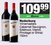 Nederburg Winemasters Cabernet Sauvignon,Edelrood,Merlot,Pinotage Or Shiraz-750ml