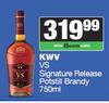 KWV VS Signature Release Potstill Brandy-750ml
