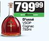 D'Usse VSOP Cognac-750ml