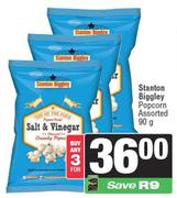 Stanton Biggley Popcorn Assorted-For 3 x 90g