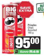 Pringles Chips Assorted-For 2 x 165g