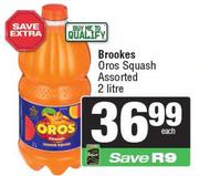 Brookes Oros Squash Assorted-2L