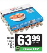 Spar Large Eggs-30s Per Tray