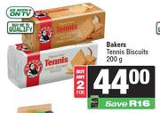 Bakers Tennis Biscuits-For 2 x 200g
