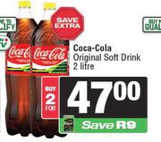 Coca Cola Original Soft Drink-For 2 x 2L
