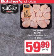 Your Butcher By Spar Fresh Chicken Braai Pack 16 Piece-Per Kg