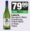 Laborie Sauvignon Blanc,Chardonnay,Chenin Blanc Or Rose-750ml