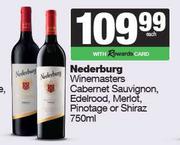 Nederburg Winemasters Cabernet Sauvignon,Edelrood,Merlot,Pinotage Or Shiraz-750ml