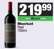 Meerlust Red-750ml