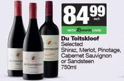 Du Toitskloof Selected Shiraz,Merlot,Pinotage,Cabernet Sauvignon Or Sandsteen-750ml