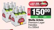 Stella Artois Premium Lager Handies-For 2 x 6 x 330ml