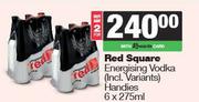 Red Square Energising Vodka Handies-For 2 x 6 x 275ml