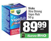 Vicks Xtra Strong Vapo Rub-50g
